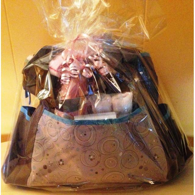 Large Diaper Bag filled w/ Goodies