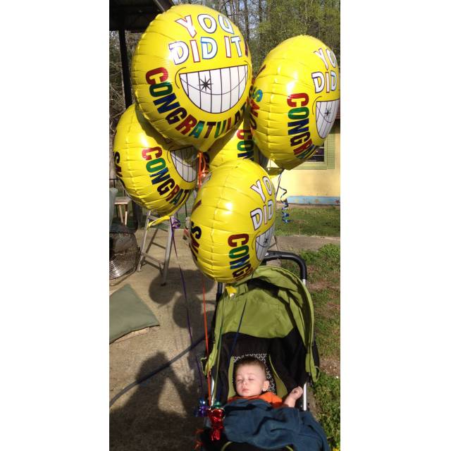 Congratulations Mylar Balloon Bouquet