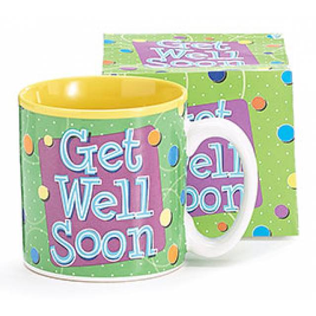 Get Well Soon  Coffee Mug  filled w/ Candy