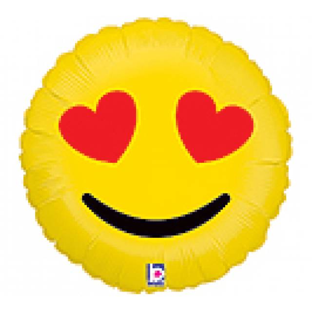 Love Emoji Mylar