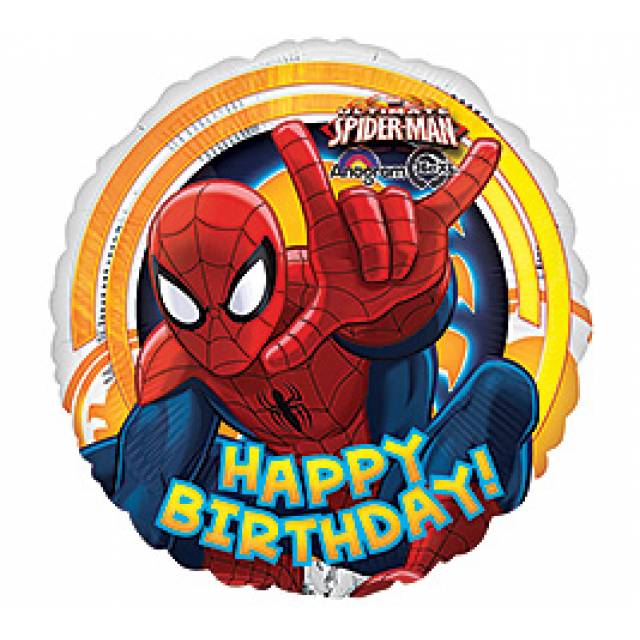 Spider Man Themed Mylar