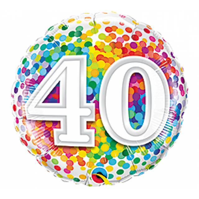 Happy 40th Balloons