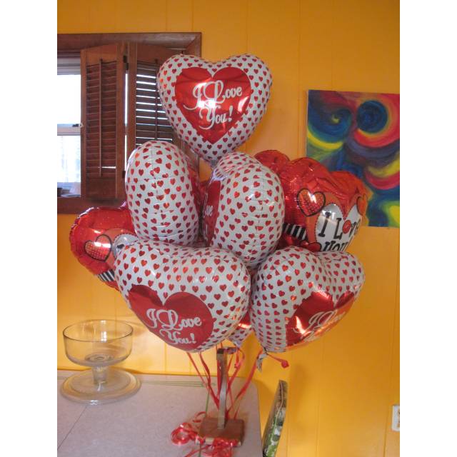 'I Love You' Mylar Balloon Bouquet