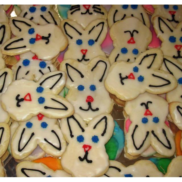 Easter Themed Iced Sugar Cookies