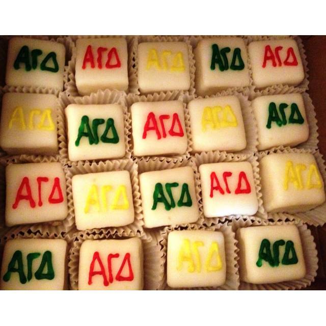 Petit Fours w/  Greek Letters  (dozen)