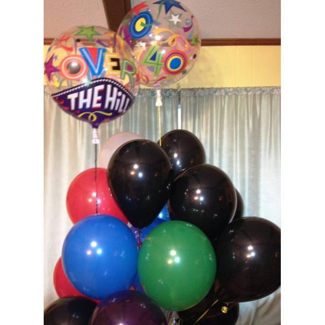'Over the Hill' Balloon Bouqet