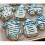 Baby Shower Themed Iced Sugar Cookies