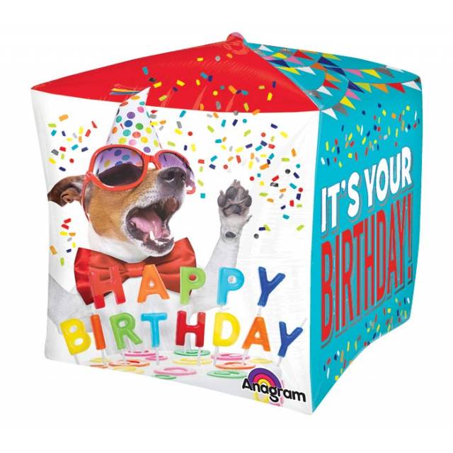Dog Square HBD Mylar