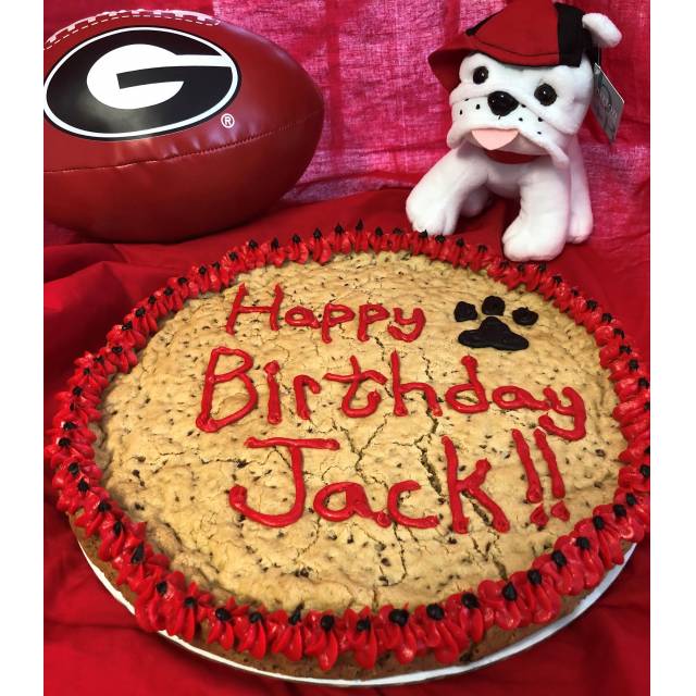 Georgia Themed Cookie Cake