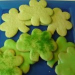 Shamrock Sugar Cookies