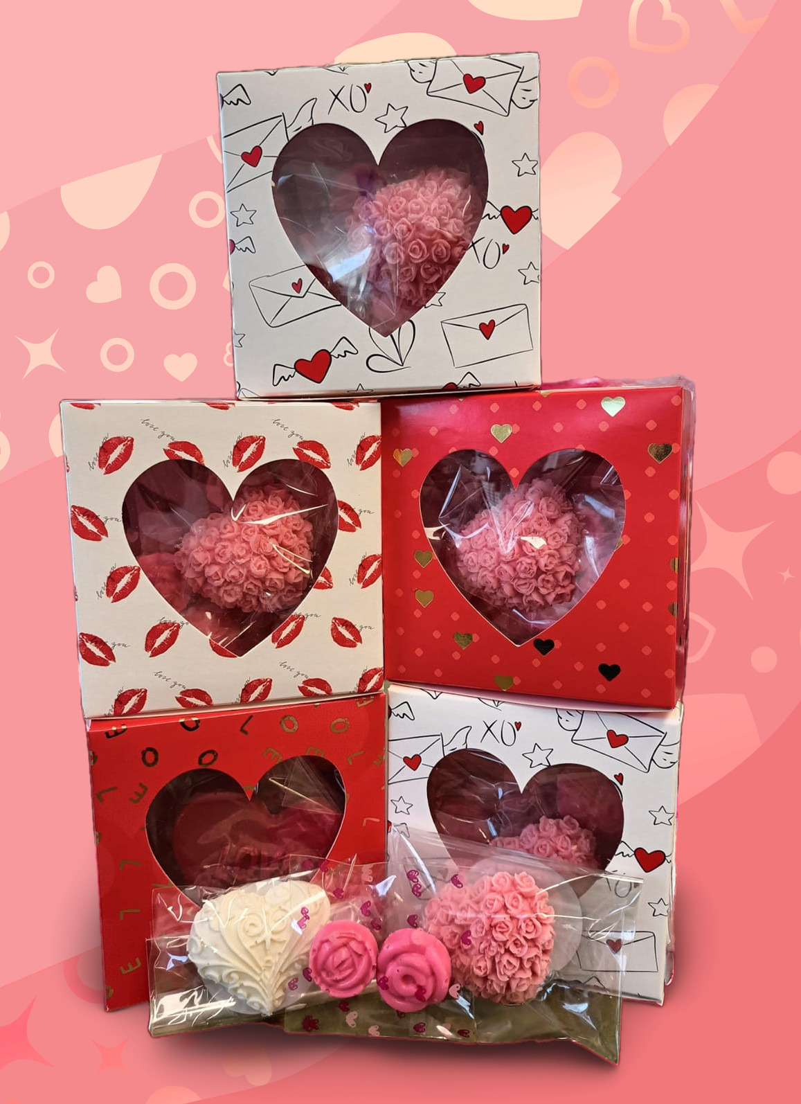 Valentine's Day Themed Chocolate Boxes