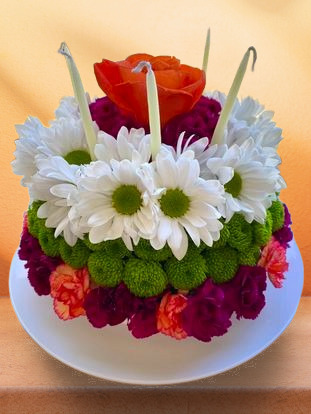 Flower Birthday cake